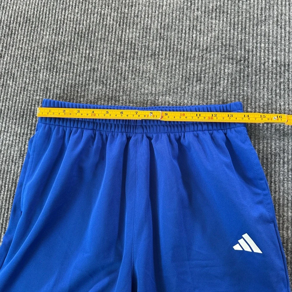 Adidas Sereno Boys Athletic Shorts Size Youth XL 18/20 Blue Polyester Pockets